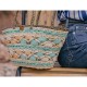 Handmade seaside vacation dopamine straw bag hand-held vegetable basket Handmade seaside vacation dopamine straw bag hand-held vegetable basket